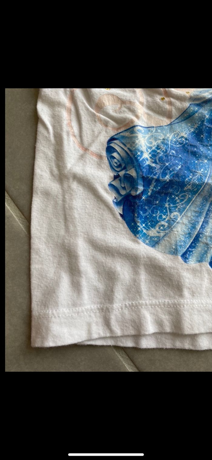 Tee shirt manches courtes Cendrillon Disney 4 ans - photo numéro 6