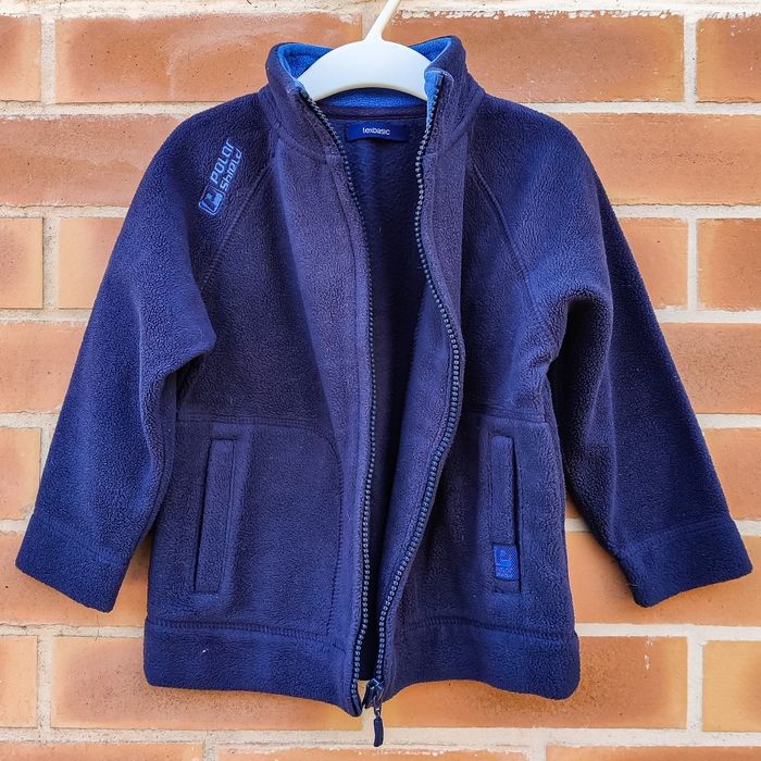 Veste polaire garçon 3 ans bleu marine - photo numéro 2