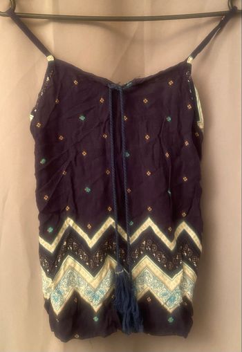 Débardeur bleu marine »PM Loving »motifs multicolores