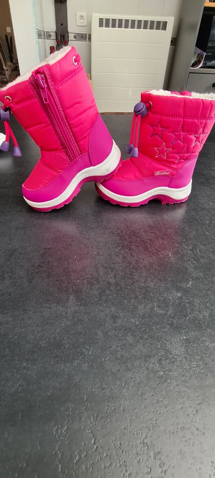 Bottes de neige rose fille P23 - photo numéro 4