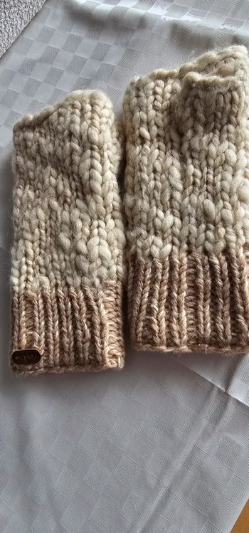 Mitaines Kusan grosse maille doublure polaire