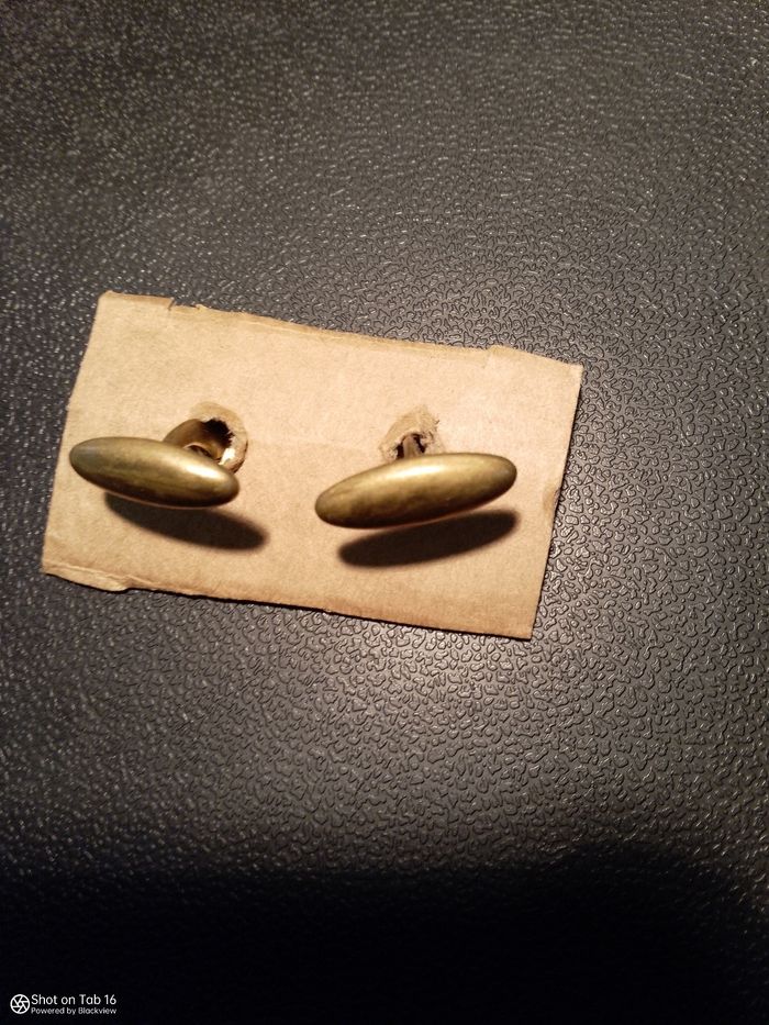 Ancien bouton de manchette pour homme - photo numéro 2