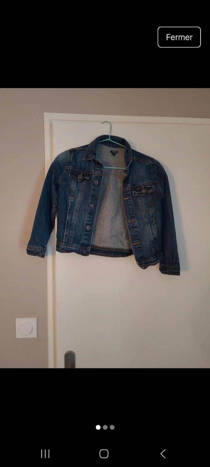 Veste en jean fille