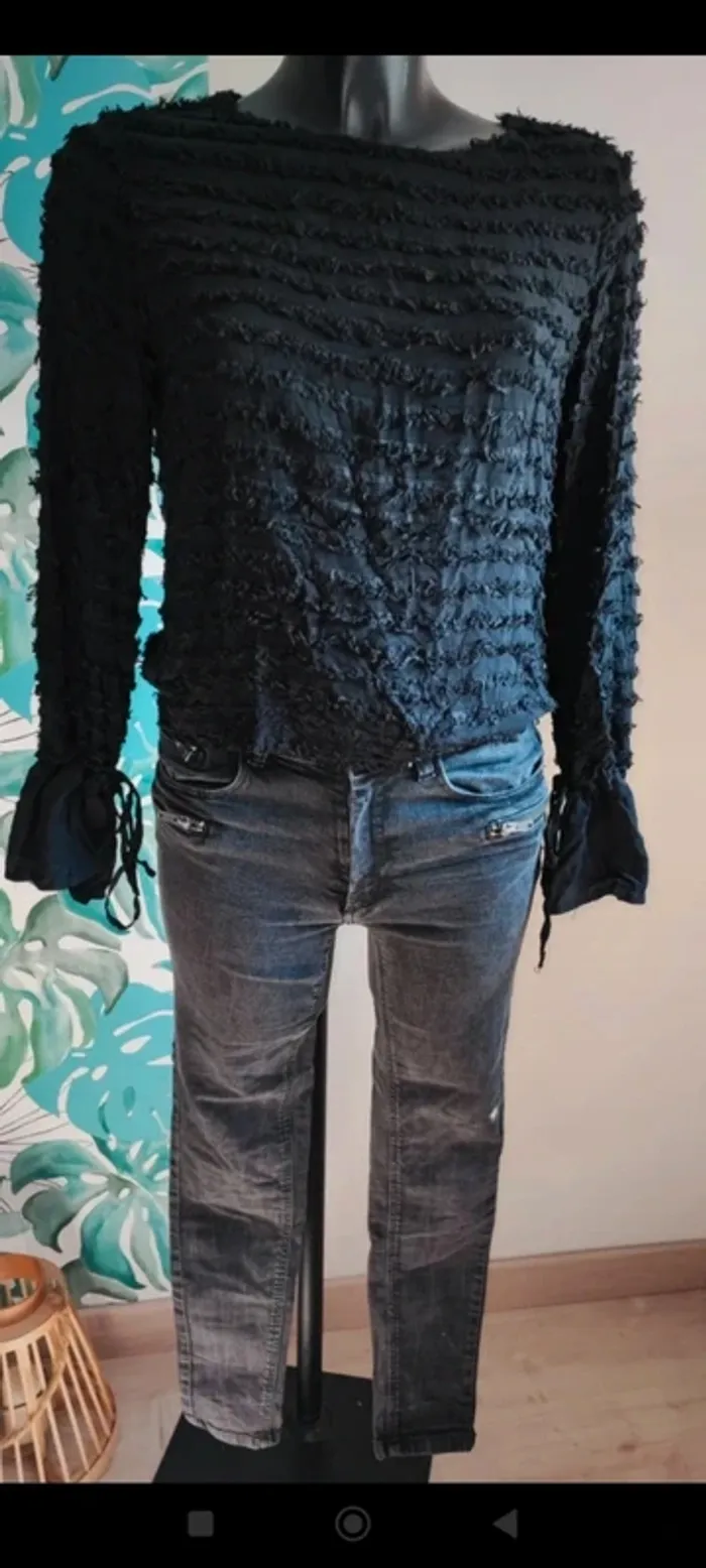Blouse fluide et dos nu taille M zara - photo numéro 2