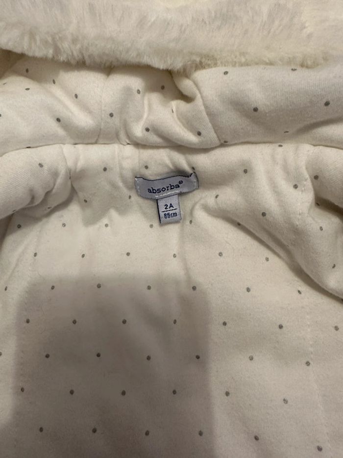 Veste fausse fourrure à capuche oreilles Absorba - photo numéro 4