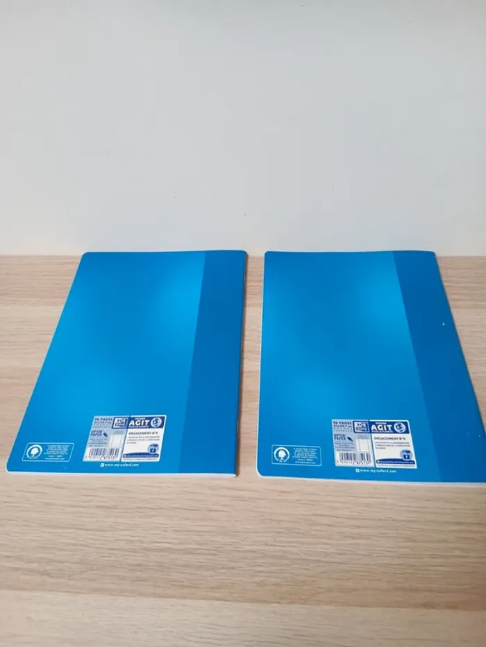 Lot 7 cahiers oxford 21×29.7 cm grands carreaux - photo numéro 3