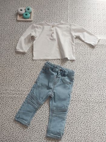 Ensemble bébé 6-9 mois (Zara + Kiabi)