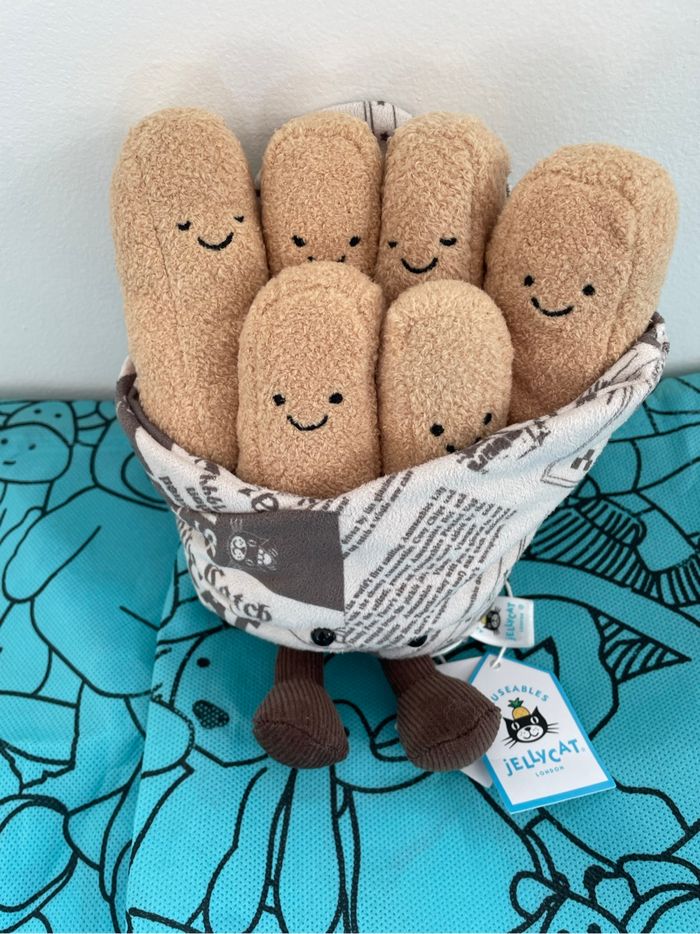 Peluche Jellycat Fish And Chips We Are Cosy Chips - photo numéro 10