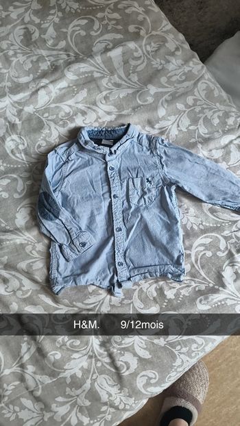 Chemise en jean h&M 9/12mois