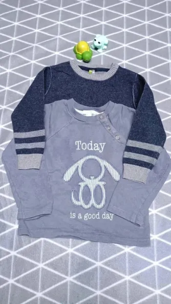 🦁 lot 1 pull et 1 sweat, 3 ans