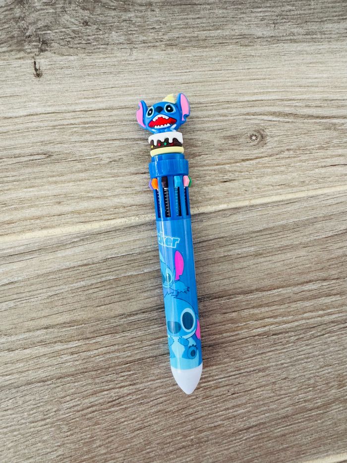 Stylo stitch 10 couleurs neuf
