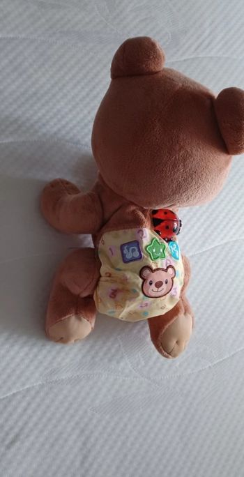 Très jolie petite peluche ours 1/2/3 suis moi