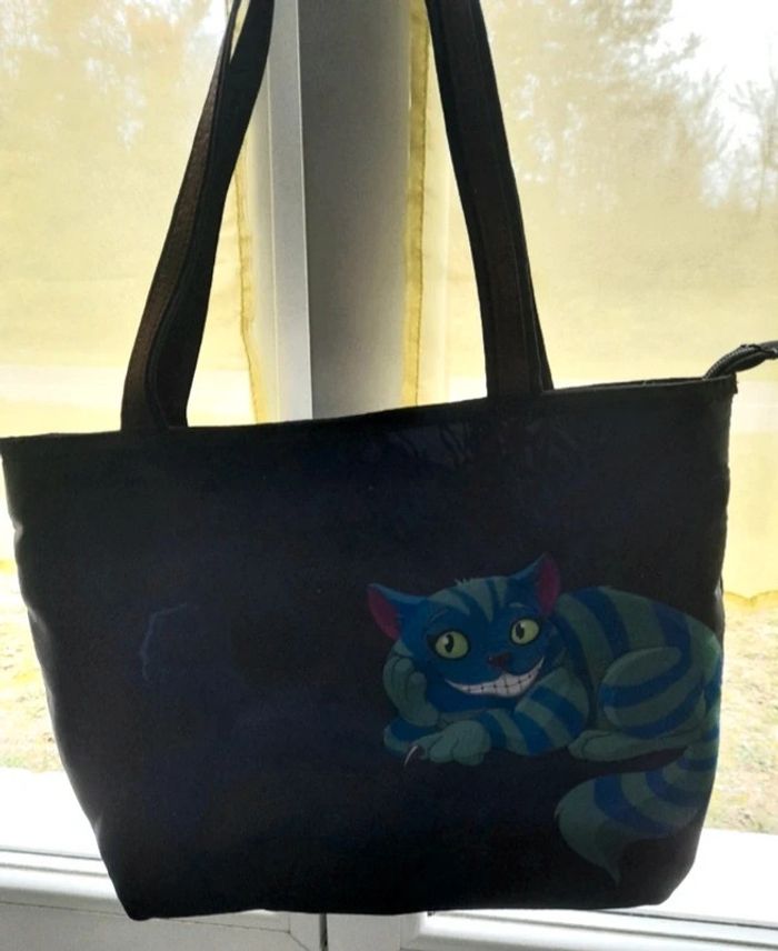 Sac fourre-tout chat de cheshire - photo numéro 2