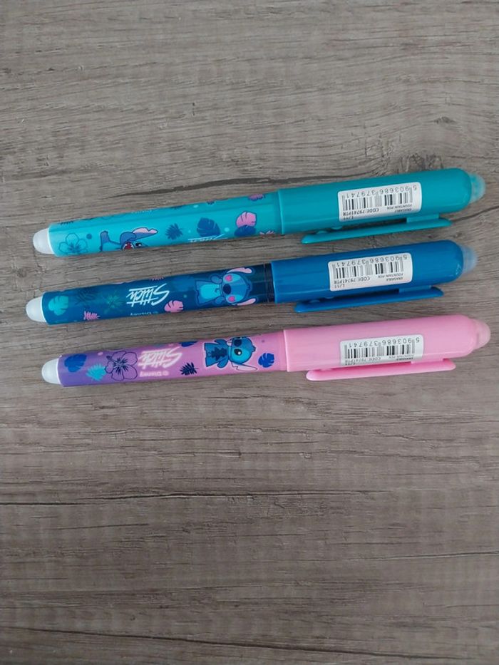 Lots stylos plume Effaçables Sticth