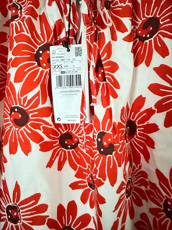 Robe fleurie en coton - Mango - photo numéro 3