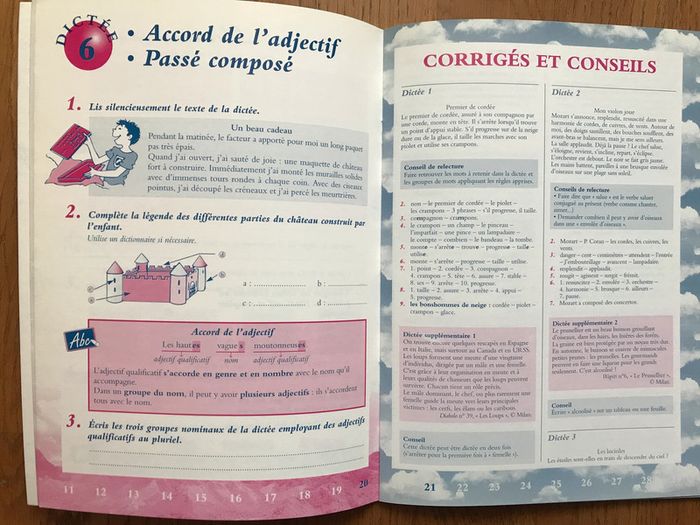 Fichier Dictées CE2 - avec corrigés détachables - photo numéro 2
