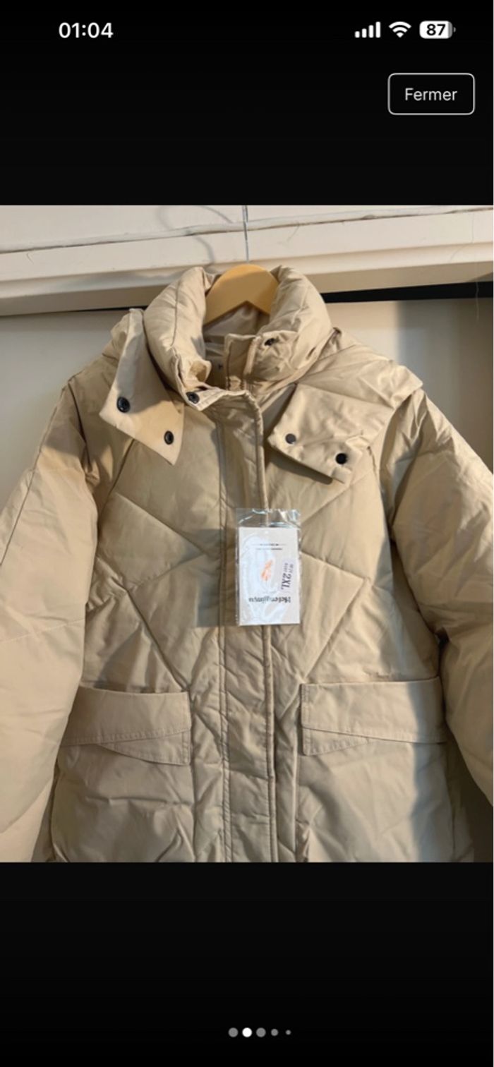 Doudoune beige - photo numéro 2
