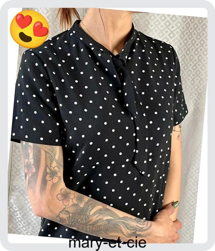 SOLDÉ - Robe à pois promod 38 - photo numéro 2