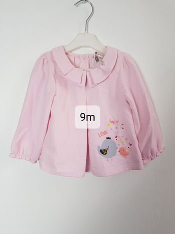 Blouse rose Orchestra 9 mois