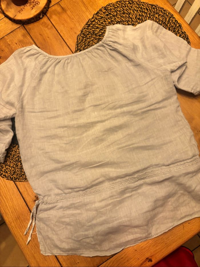 Blouse gris clair - photo numéro 4