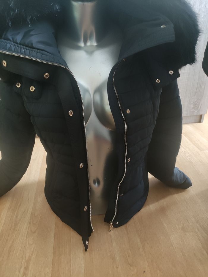 Doudoune Pimkie à capuche noire taille S - photo numéro 5