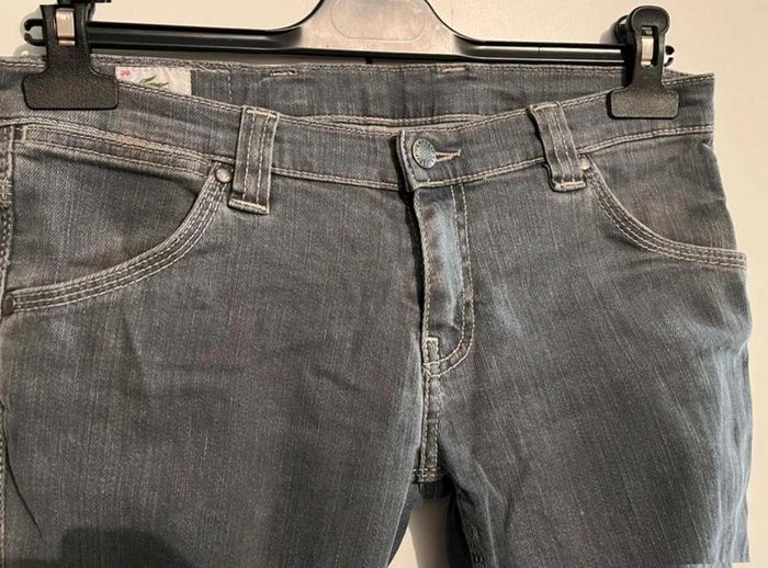 Jean femme  Lacoste 36 gris - photo numéro 2