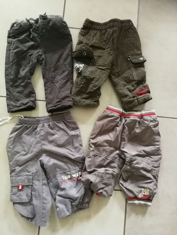 Lot pantalons chauds