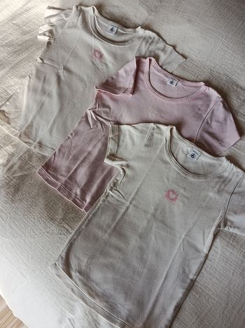 Lot de 3 maillots de corps petit bateau 6 ans 