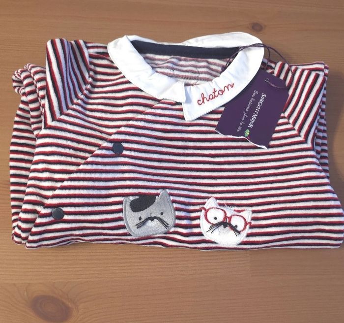 NEUF (non porté)🏷🤩😍🤎 superbe pyjama doux et chaud 9 mois garçon 🤩🤎😍