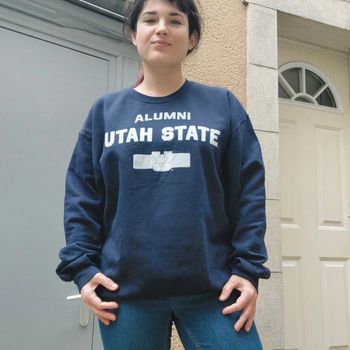 Sweat universitaire taille L