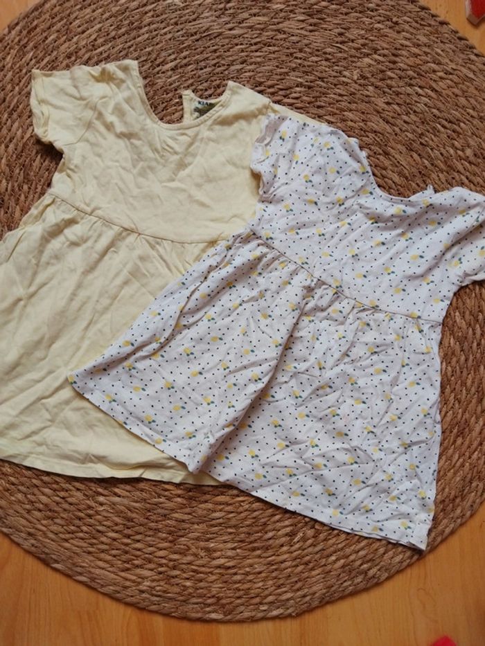 2 robes légères été Kiabi,  24 mois