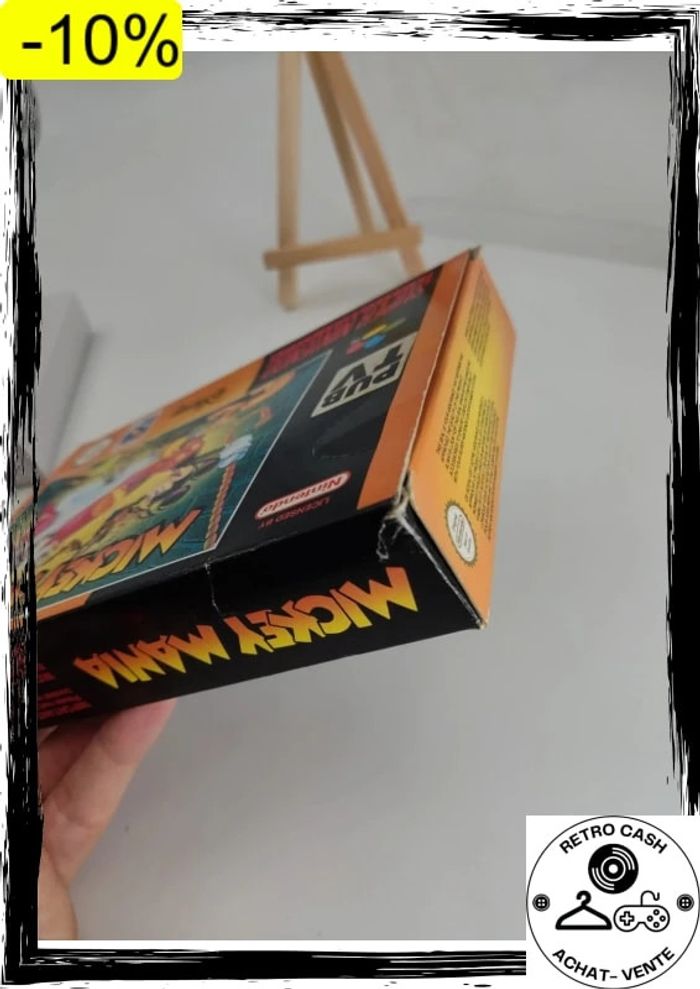 Boite et notice Super Nintendo Snes - Mickey Mania eur sans jeu - photo numéro 12