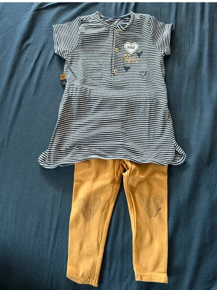 Ensemble Sucre d’orge taille 9 mois état neuf - photo numéro 2
