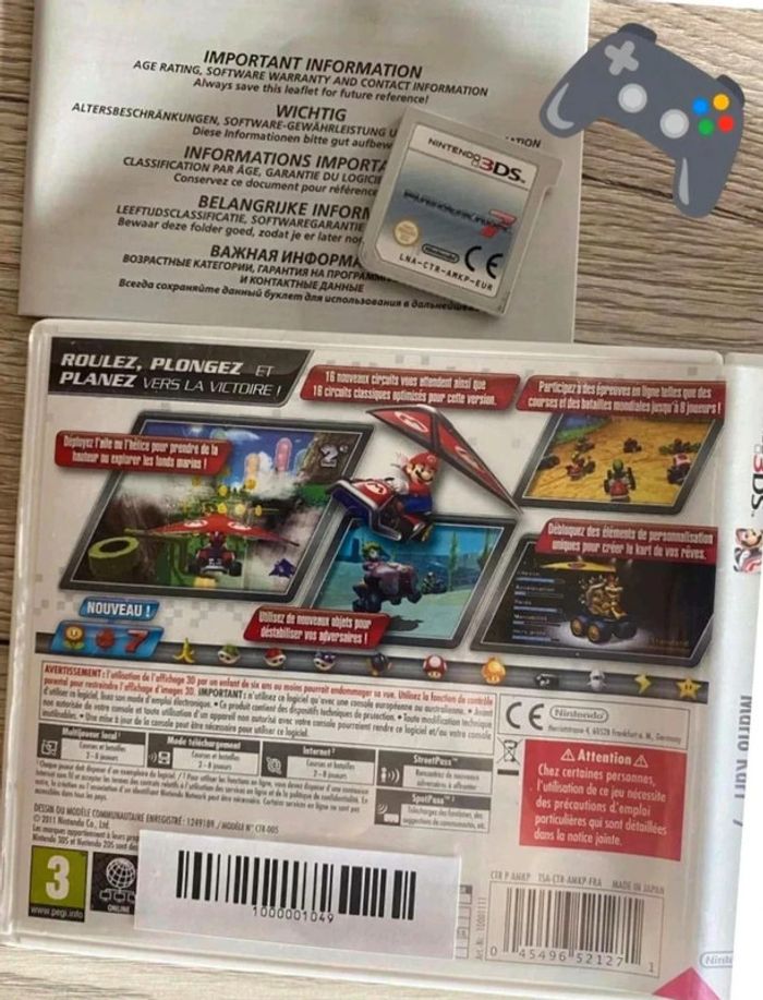 🏁 Jeu Mario Kart 7 – Nintendo 3DS - photo numéro 2