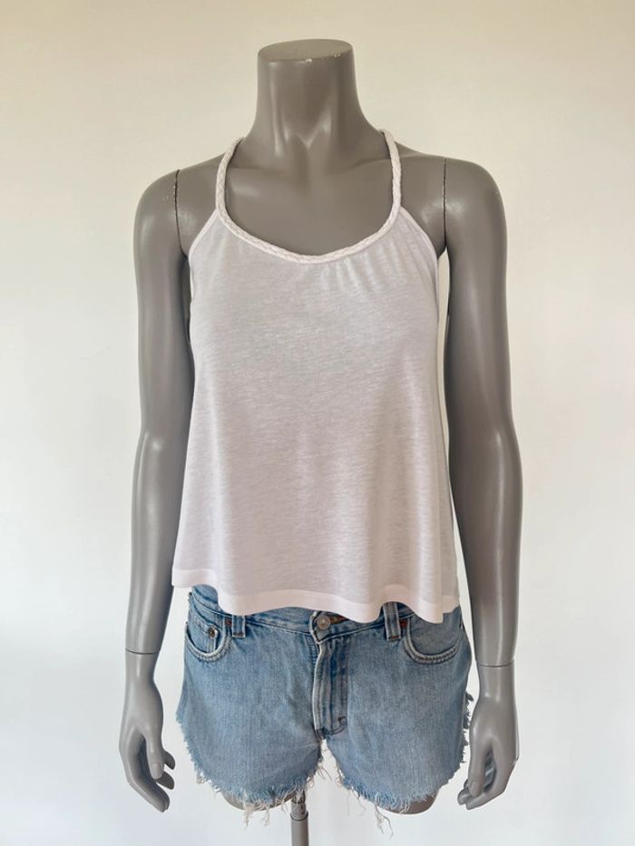 🤍 Débardeur blanc Mango – Taille S - photo numéro 2