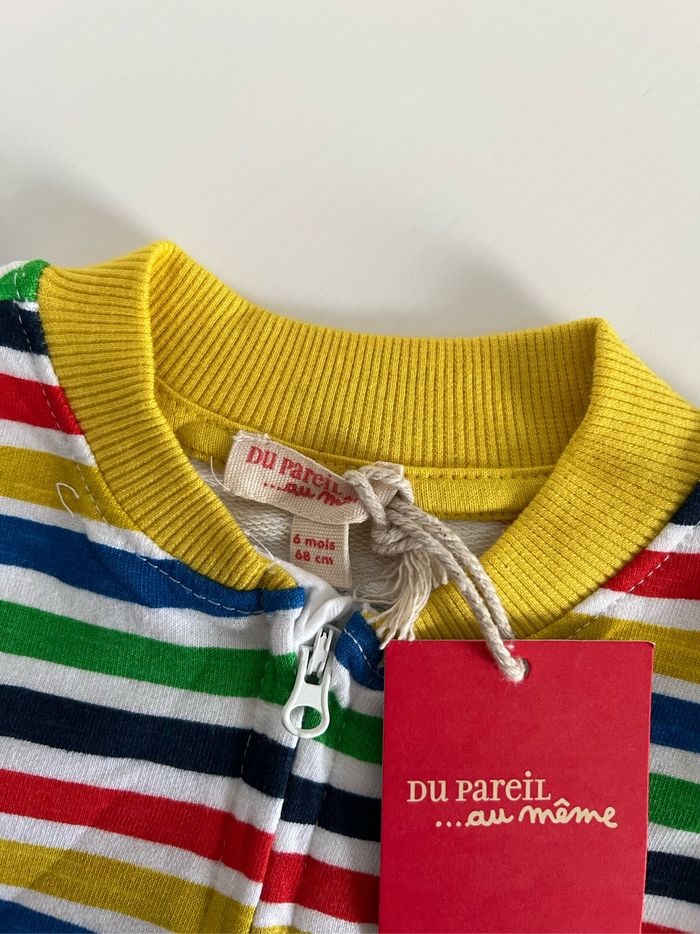 Gilet à rayures multicolores DPAM - photo numéro 4