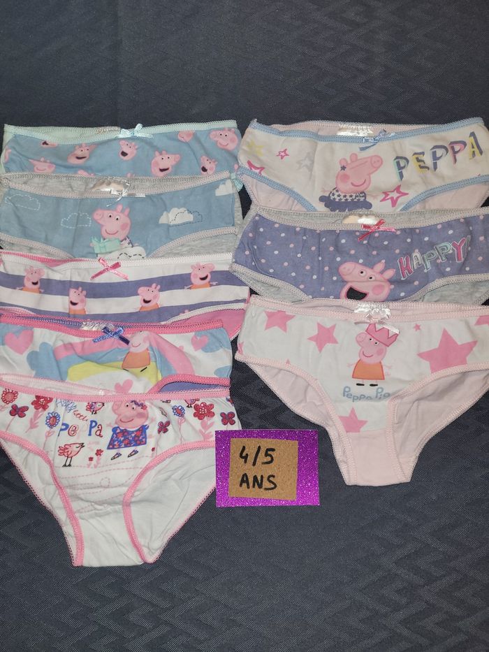 8 Culottes  peppa pig