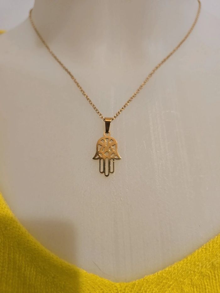 Magnifique ensemble bijoux neuf acier inoxydable - photo numéro 4