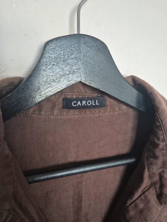 chemise 100% lin Caroll taille 42 - photo numéro 2