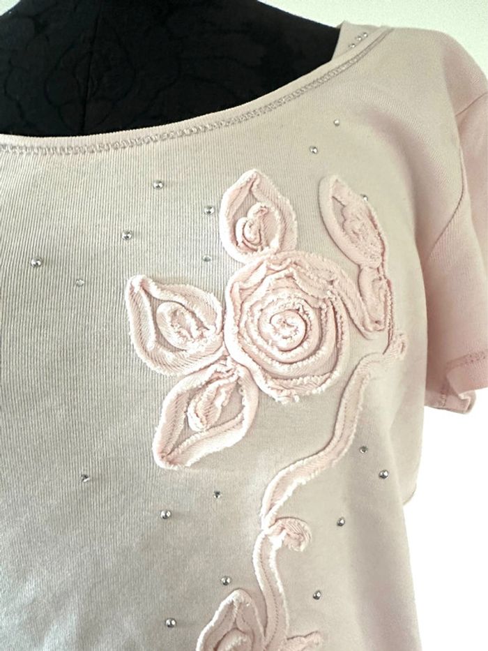 T-shirt rose Armand Thiery - photo numéro 2