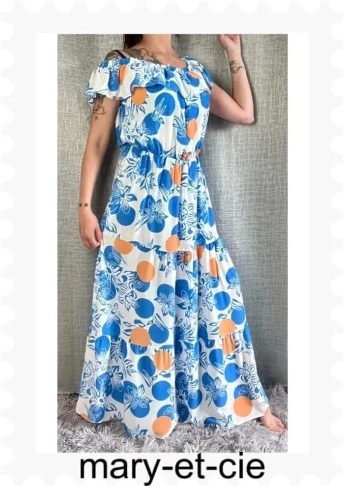 SOLDE - Robe longue bohème taille M - milankiss - photo numéro 3