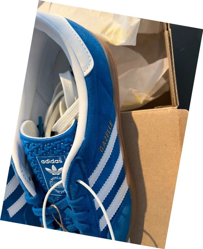 Adidas Gazelle bleu neuves taille 39 1/3 - photo numéro 9