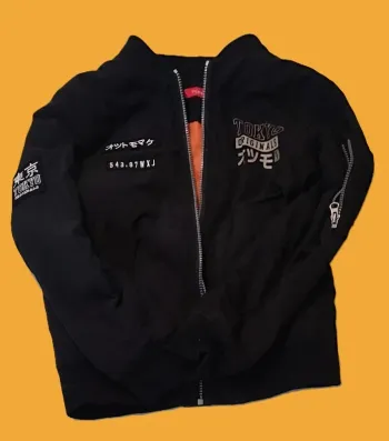 🧥 Blouson Mi-Saison Tokyo – Garçon 12 Ans – Style Urbain & Léger