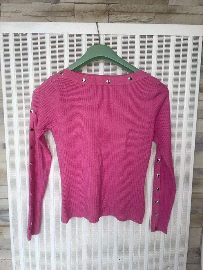 Pull coton fin légèrement pailleté