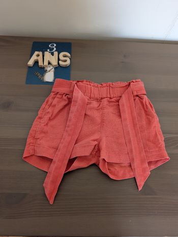 Joli short en lin petit bateau 3 ans