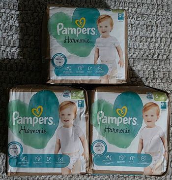Couches Pampers Harmonie taille 6x3