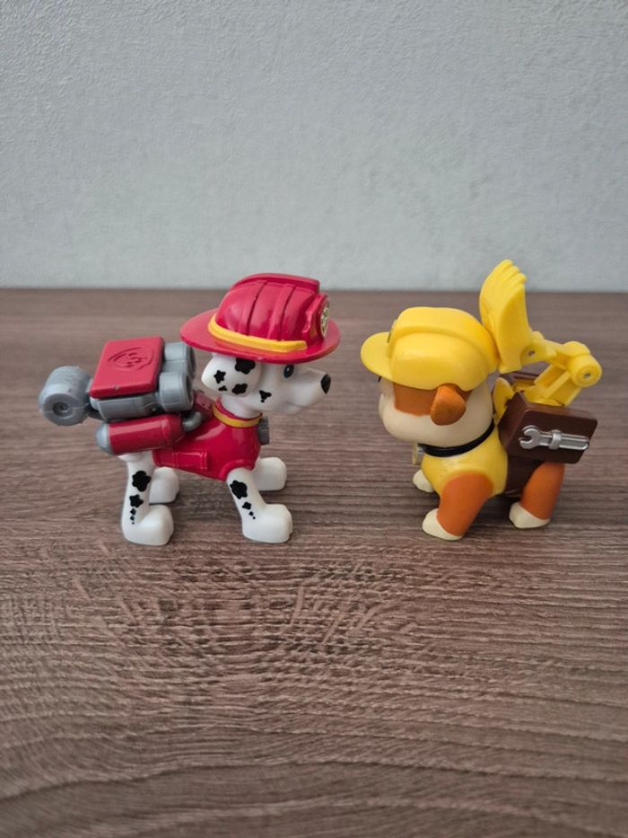 Lot de 2 figurines Pat Patrouille avec sacs articulés - photo numéro 5