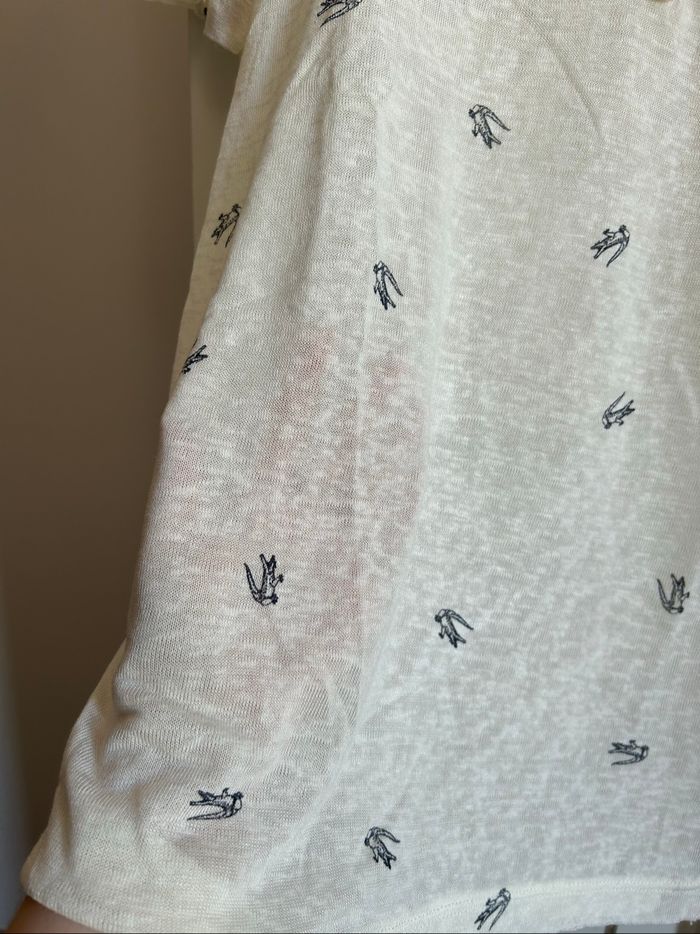 T-shirt beige à motifs léger Homme Roberto Garino Taille XL - photo numéro 3
