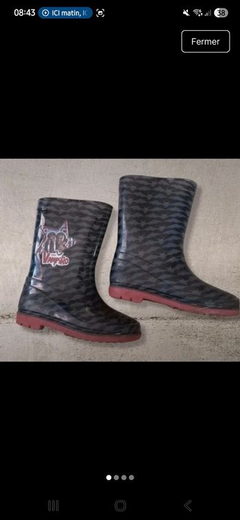 Bottes de pluie 28