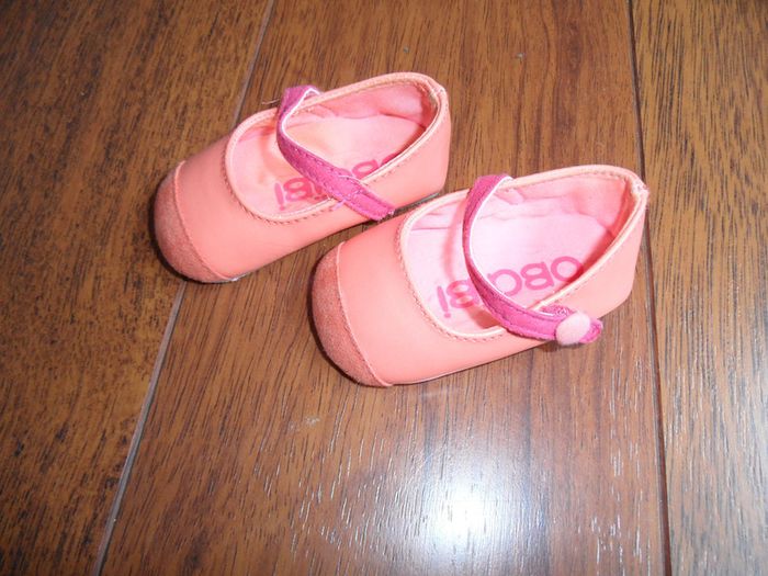 Ballerines bébé fille Obaibi, 3-6 mois - photo numéro 2